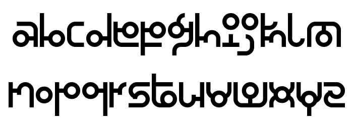 Thaiana Jones Regular Font LOWERCASE