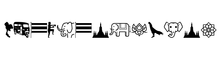 Thailand Icons  नि: शुल्क फ़ॉन्ट्स डाउनलोड