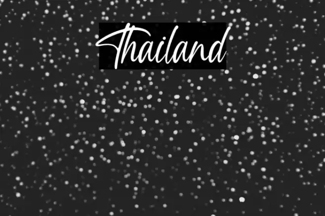 Thailand Font examples