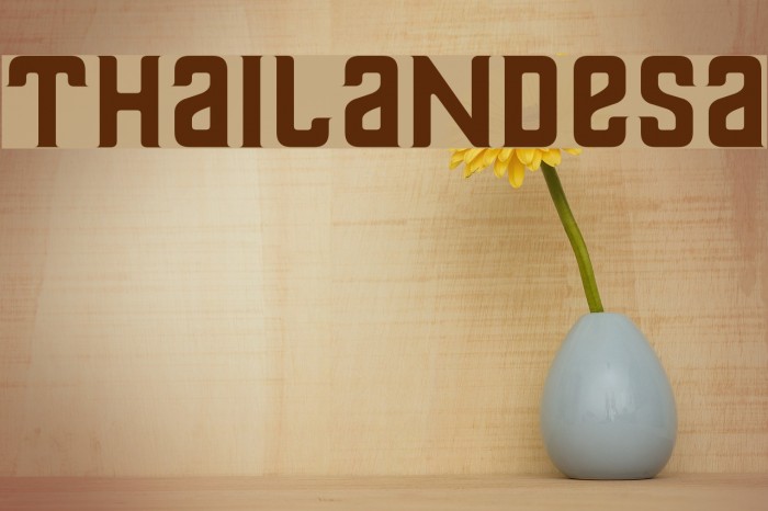 Thailandesa Font examples