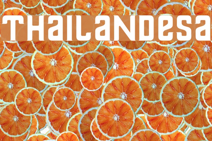 Thailandesa Font examples