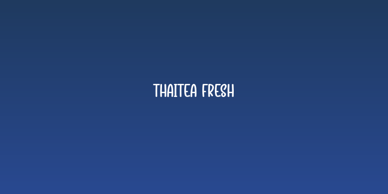 Thaitea Fresh Social Header