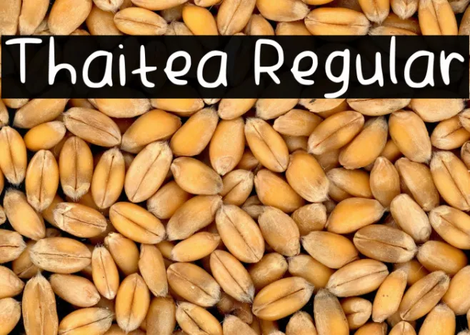 Thaitea Regular Example 3
