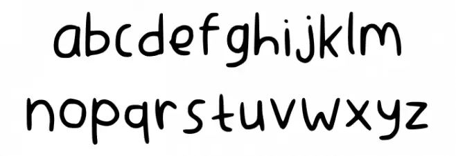 Thaitea Regular Font LOWERCASE