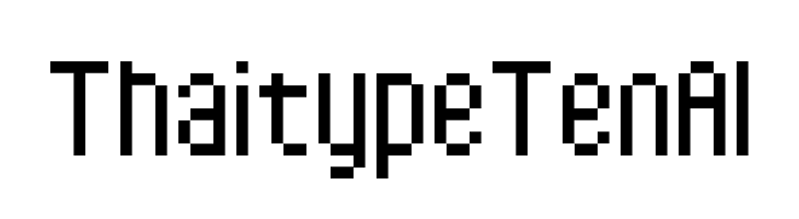 ThaitypeTenAl  font caratteri gratis