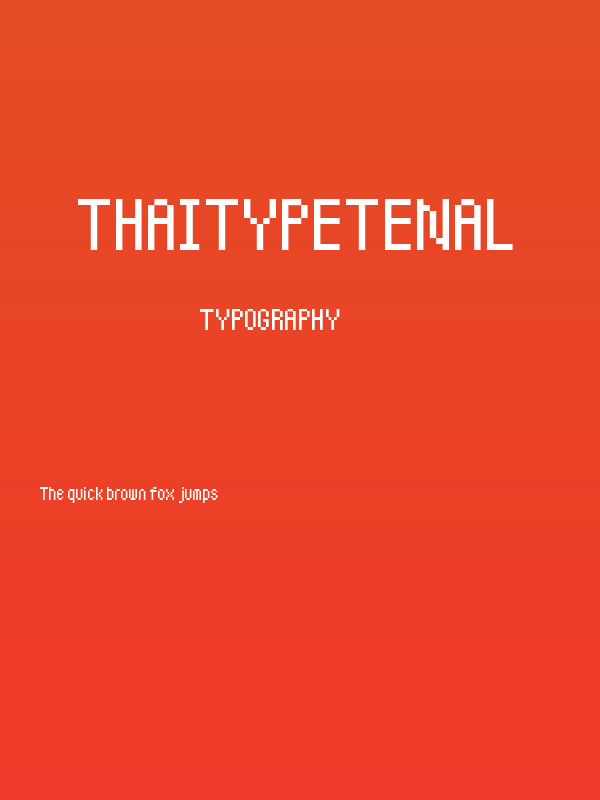 ThaitypeTenAl Poster