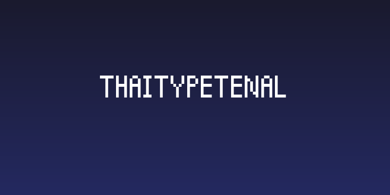 ThaitypeTenAl Social Header