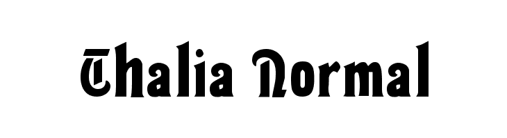 Thalia Normal  Frei Schriftart Herunterladen