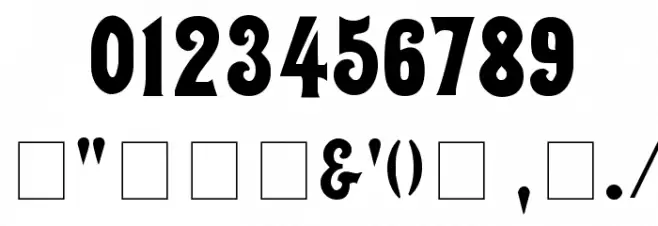 Thalia Normal Font OTHER CHARS