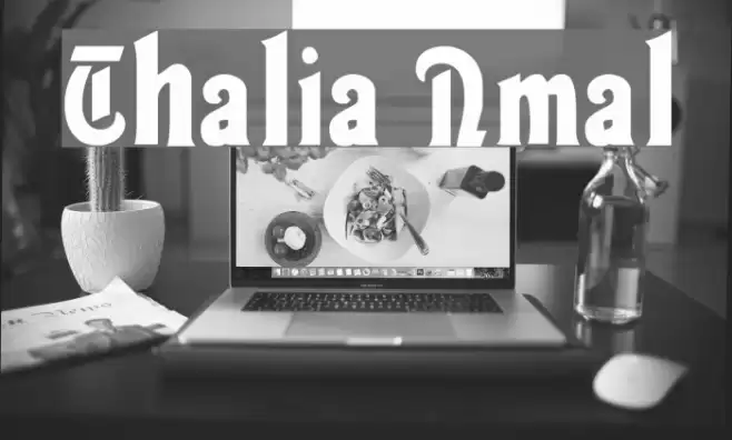 Thalia Normal Font examples