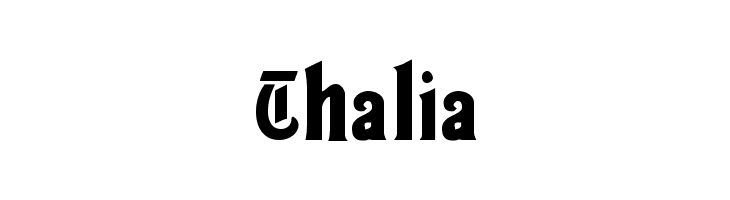 Thalia  免费字体下载