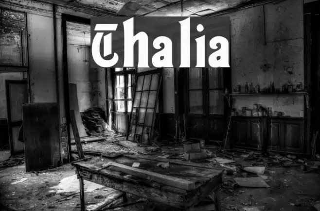 Thalia Font examples