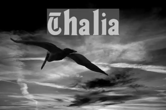 Thalia Font examples
