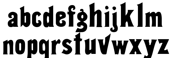 Thalia Font LOWERCASE
