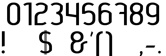 Thamara01 Font OTHER CHARS