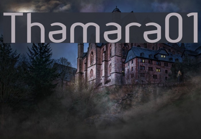 Thamara01 Font examples