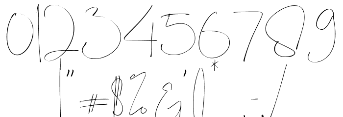 Thamepalms Regular Font OTHER CHARS