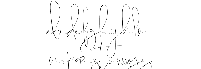 Thamepalms Regular Font LOWERCASE