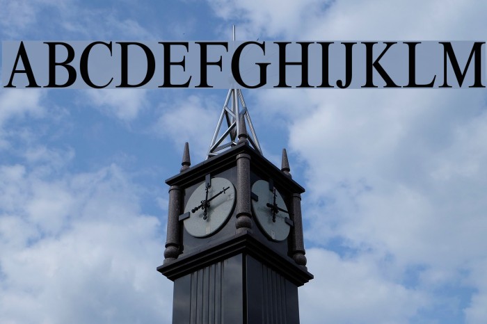ThamesCondensed Regular Font examples