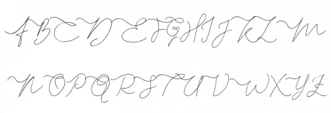 Thampholine Schriftart Groß