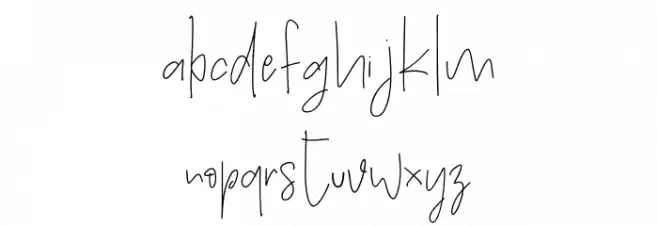 Thanea Alexandrea Regular फ़ॉन्ट लोअरकेस