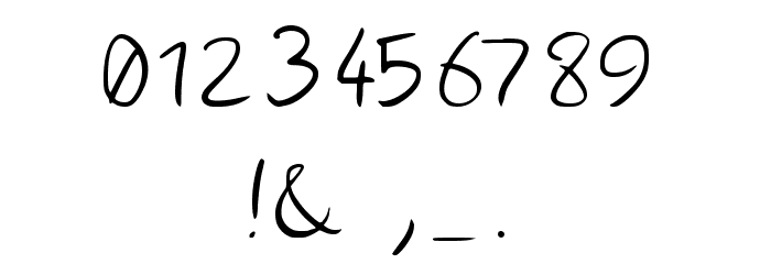 Thank You Regular Font OTHER CHARS