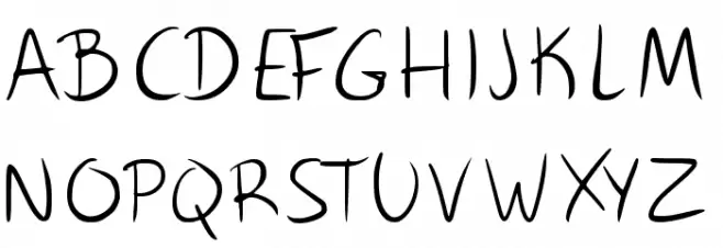 Thank You Regular Schriftart Groß