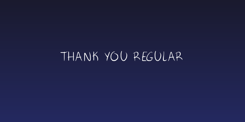 Thank You Regular Social Header