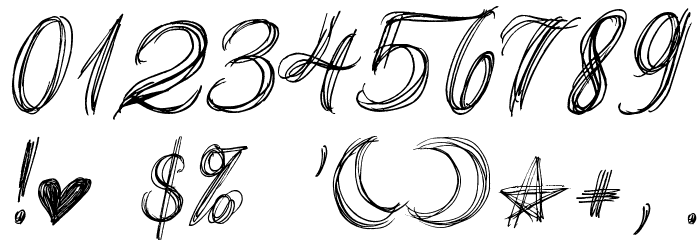 Thank you Drf Font OTHER CHARS