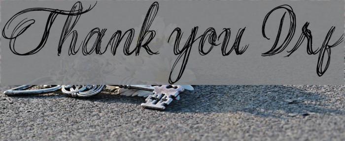Thank you Drf Font examples