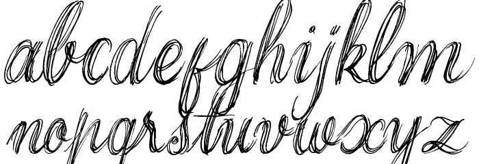 Thank you Drf Font LOWERCASE