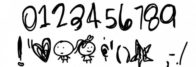 ThankfulAndBlessed Font OTHER CHARS