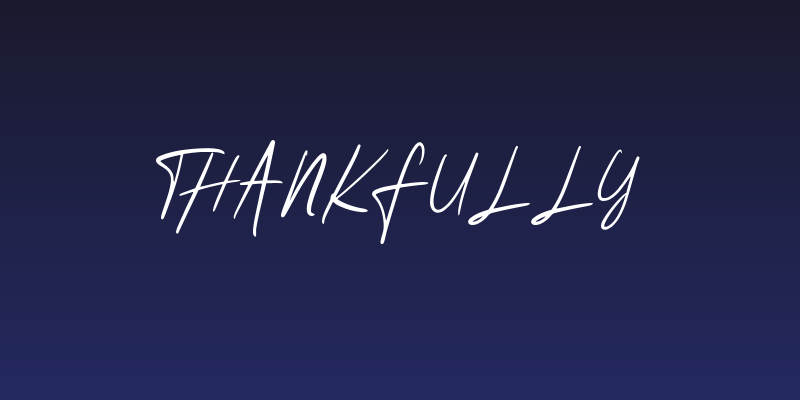 Thankfully Social Header