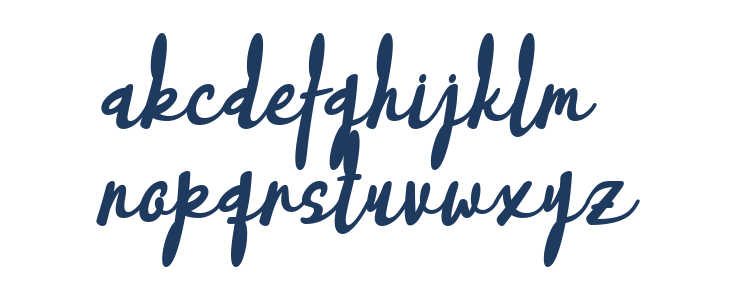 Thankfulness Italic Lowercase