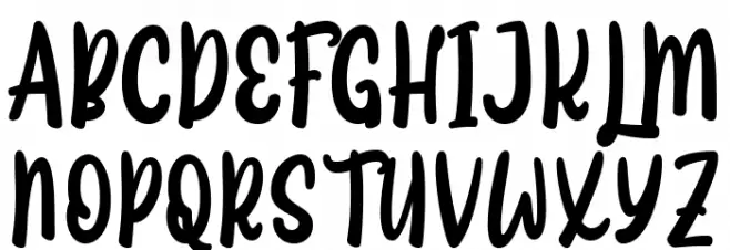 Thankfulness 字体 大写