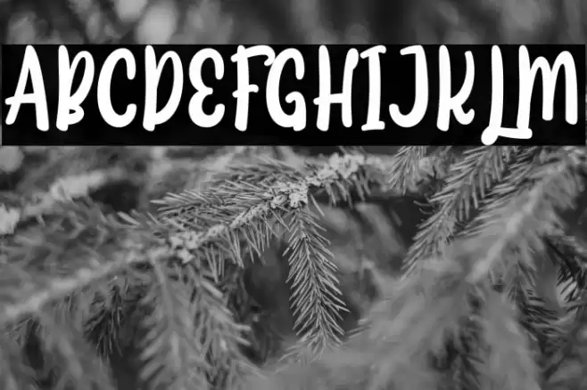 Thankfulness Font examples