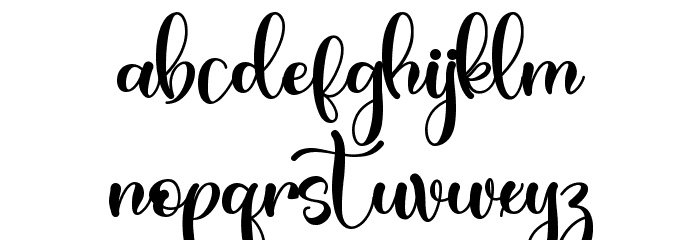 Thanklove - Personal Use Font LOWERCASE