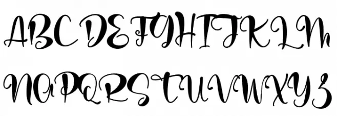 Thankmom - personal use Schriftart Groß