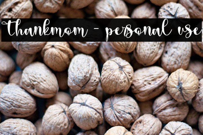 Thankmom - personal use Example 3