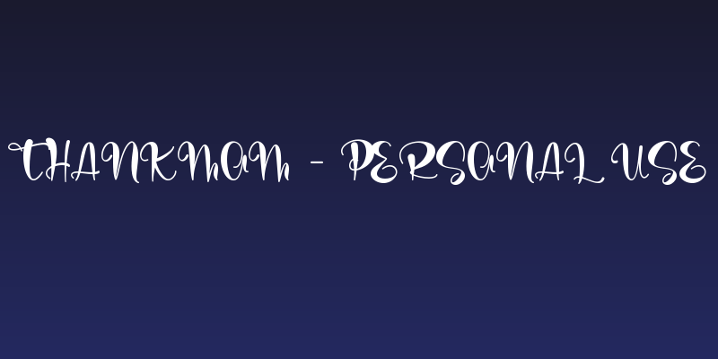 Thankmom - personal use Social Header