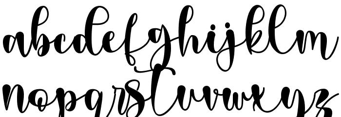 Thankmom - personal use Font LOWERCASE
