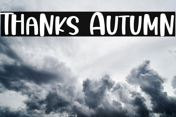 Thanks Autumn Example 3