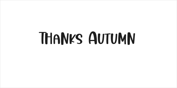 Thanks Autumn Logo
