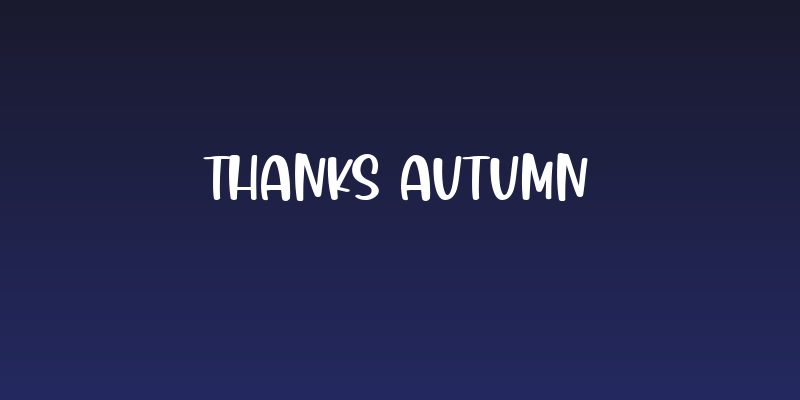 Thanks Autumn Social Header
