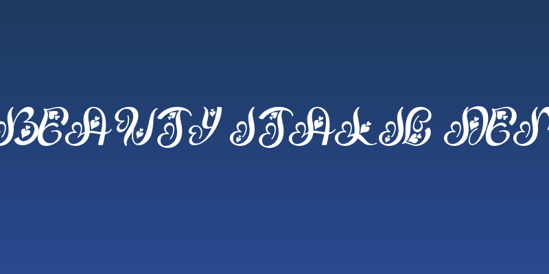 Thanks Beauty Italic Demo Italic Social Header