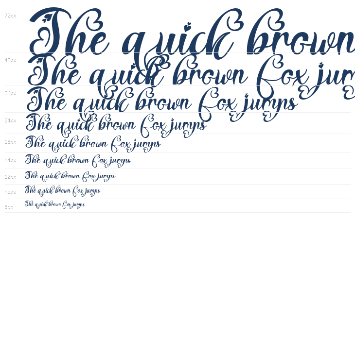 Thanks Beauty Italic Demo Italic Waterfall