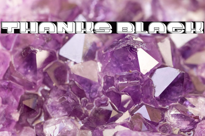 Thanks Black Example 1