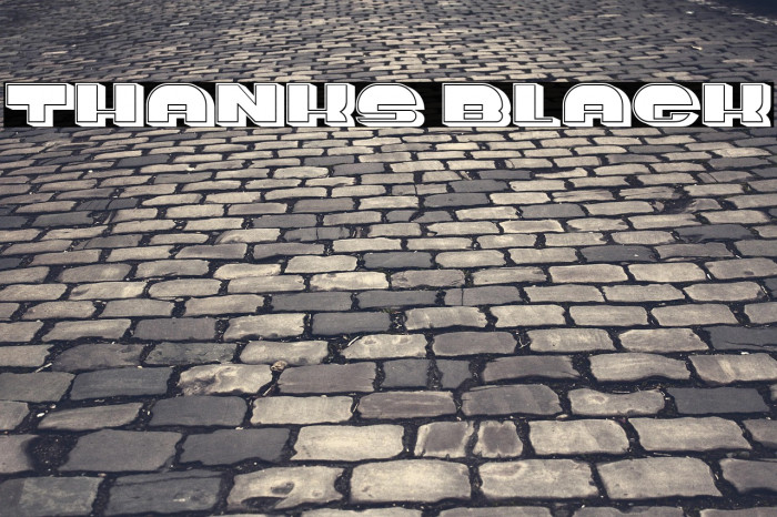 Thanks Black Example 2