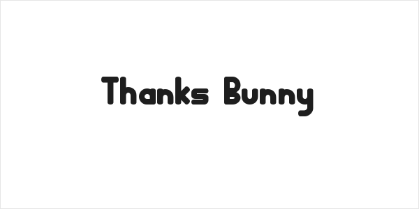 Thanks Bunny Logo
