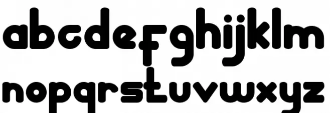 Thanks Bunny Font LOWERCASE